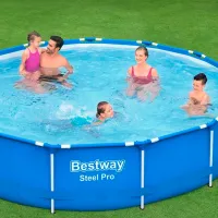 Piscină Bestway 5612E 8680 l/ Cu cadru/ Blue photo 3