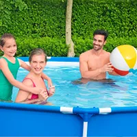 Piscină Bestway 5612E 8680 l/ Cu cadru/ Blue photo 4