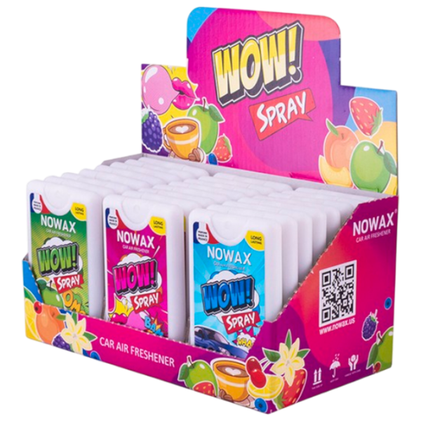 Ароматизатор для авто Nowax Wow  / 0.0018л / спрей photo 1