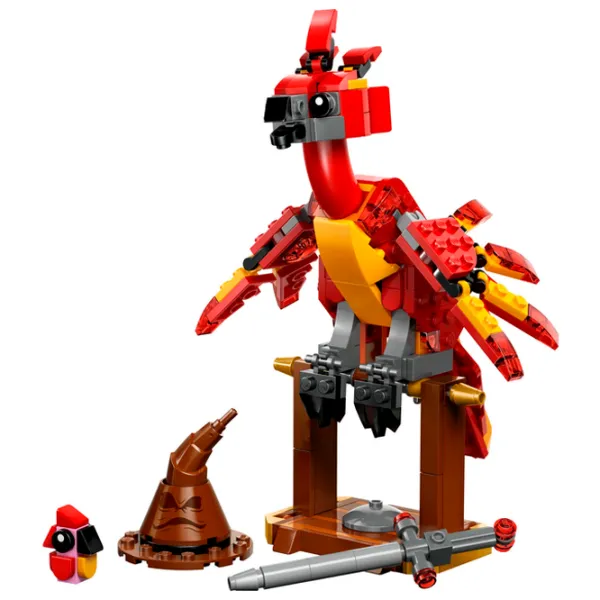Constructor LEGO Fawkes: Dumbledores Phoenix Personaj de film/ Red photo 2