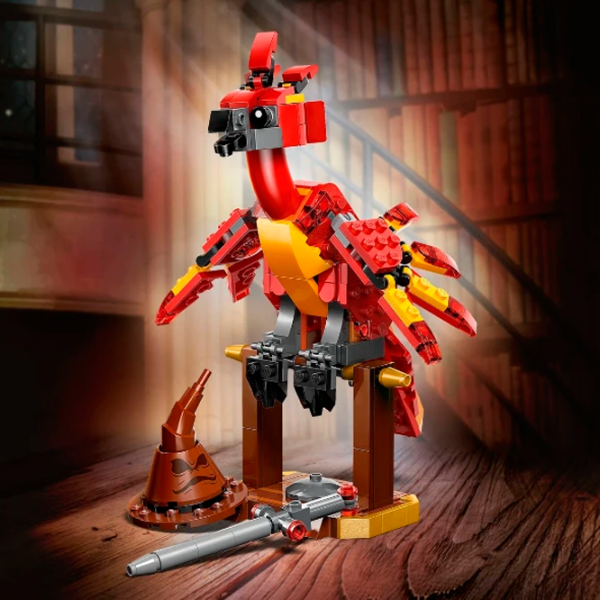 Constructor LEGO Fawkes: Dumbledores Phoenix Personaj de film/ Red photo 6