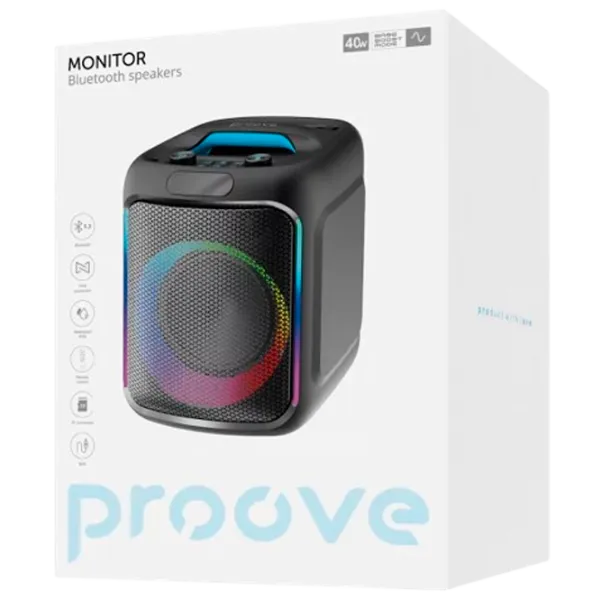 Портативная колонка Proove Monitor 40 40 Вт/ Черный photo 5