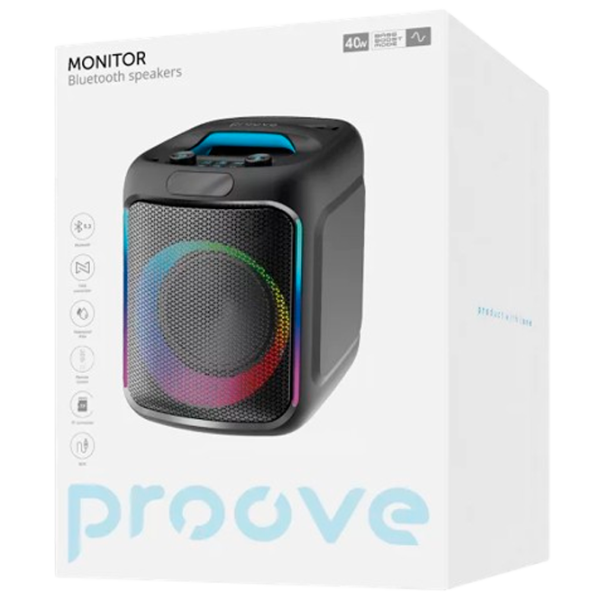 Портативная колонка Proove Monitor 40 40 Вт/ Черный photo 5