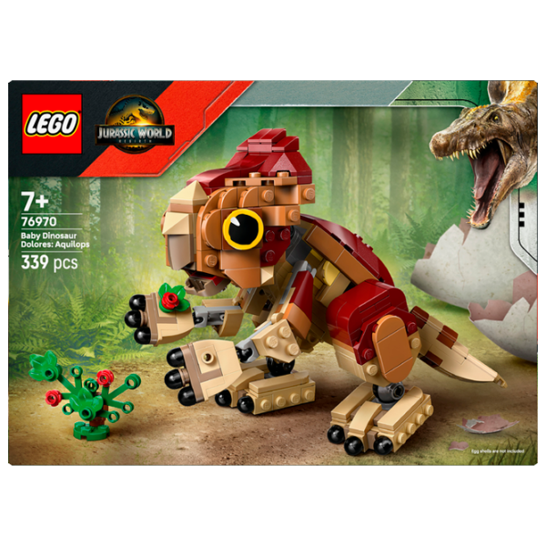 Constructor LEGO Baby Dinosaur Dolores: Aquilops  Clasic/ Red photo 1