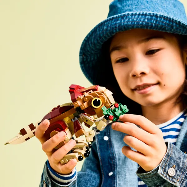 Constructor LEGO Baby Dinosaur Dolores: Aquilops  Clasic/ Red photo 6