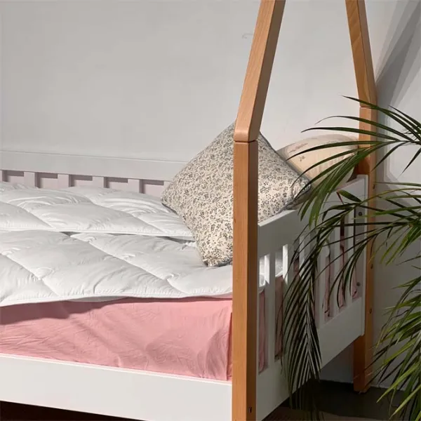 Pat pentru copii Mobicasa Alice 90 x 200 cm / Lemn / Lemn natural photo 4 Pat pentru copii Mobicasa Alice 90 x 200 cm / Lemn / Lemn natural photo 4