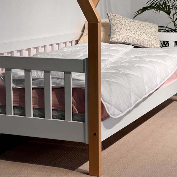 Pat pentru copii Mobicasa Alice 90 x 200 cm / Lemn / Lemn natural photo 6 Pat pentru copii Mobicasa Alice 90 x 200 cm / Lemn / Lemn natural photo 6