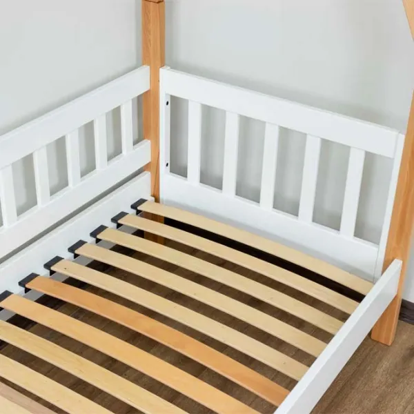 Pat pentru copii Mobicasa Alice 90 x 200 cm / Lemn / Lemn natural photo 8 Pat pentru copii Mobicasa Alice 90 x 200 cm / Lemn / Lemn natural photo 8