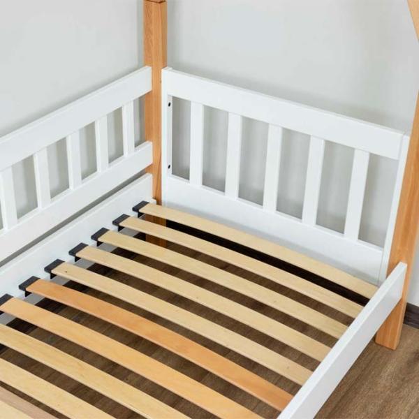 Pat pentru copii Mobicasa Alice 90 x 200 cm / Lemn / Lemn natural photo 8 Pat pentru copii Mobicasa Alice 90 x 200 cm / Lemn / Lemn natural photo 8