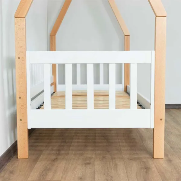 Pat pentru copii Mobicasa Alice 90 x 200 cm / Lemn / Lemn natural photo 10 Pat pentru copii Mobicasa Alice 90 x 200 cm / Lemn / Lemn natural photo 10