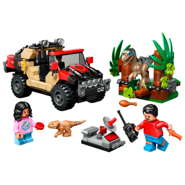 Constructor LEGO Raptor Off-Road Escape Scenă din film/ Brown photo 2