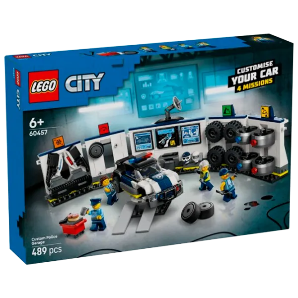 Конструктор LEGO Custom Police Garage Классический/ Синий photo 1