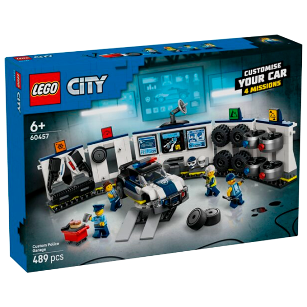Конструктор LEGO Custom Police Garage Классический/ Синий photo 1
