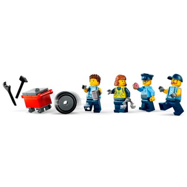 Конструктор LEGO Custom Police Garage Классический/ Синий photo 8