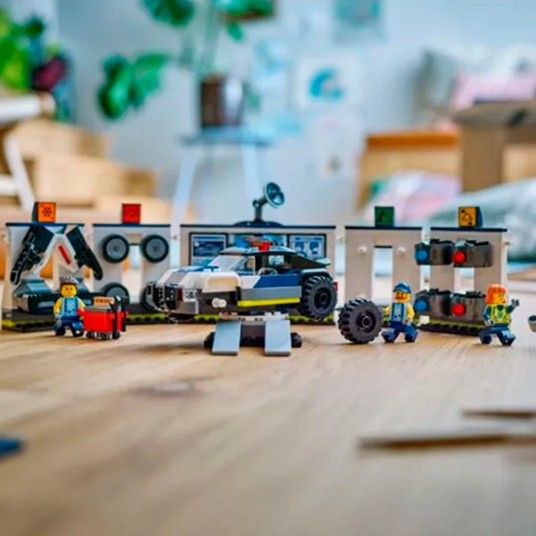 Конструктор LEGO Custom Police Garage Классический/ Синий photo 9