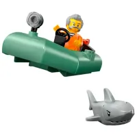 Constructor LEGO Police Boat Poliție/ Blue photo 5