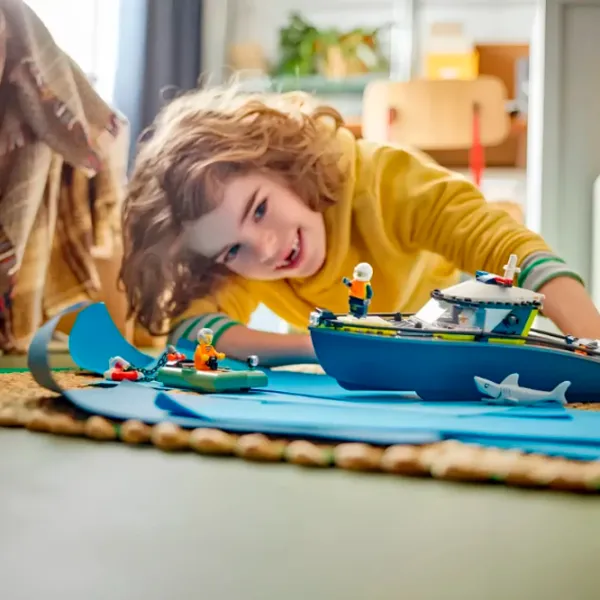 Constructor LEGO Police Boat Poliție/ Blue photo 6