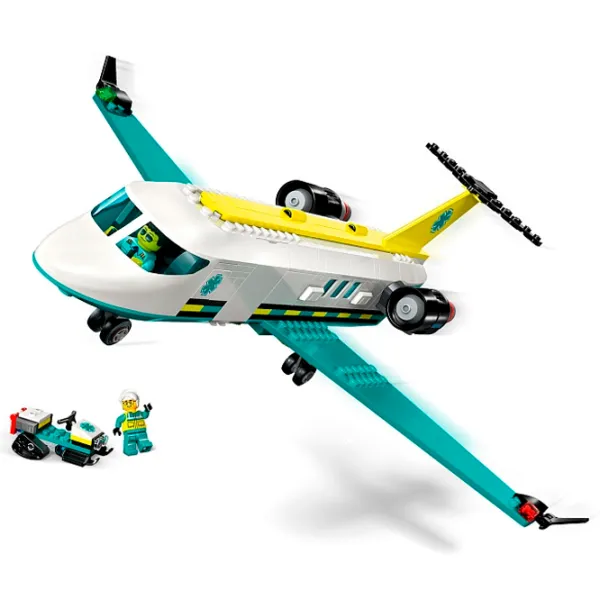 Constructor LEGO Air Ambulance Avion/ White photo 5