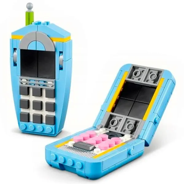 Constructor LEGO Retro Telephone Clasic/ Blue photo 4