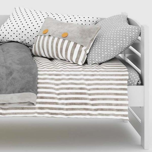 Pat pentru copii Mobicasa Simba 90 x 200 cm / Lemn / White photo 4 Pat pentru copii Mobicasa Simba 90 x 200 cm / Lemn / White photo 4