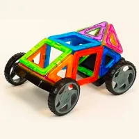 Constructor Play Smart Magnete colorate Creativ/ Black photo 4