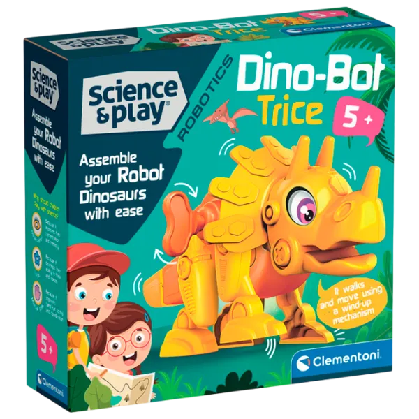 Constructor Clementoni Dino Bot Triceratops Clasic/ Orange photo 1