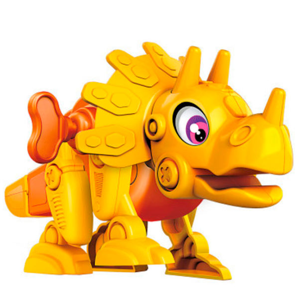 Constructor Clementoni Dino Bot Triceratops Clasic/ Orange photo 2