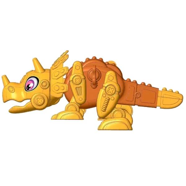 Constructor Clementoni Dino Bot Triceratops Clasic/ Orange photo 3