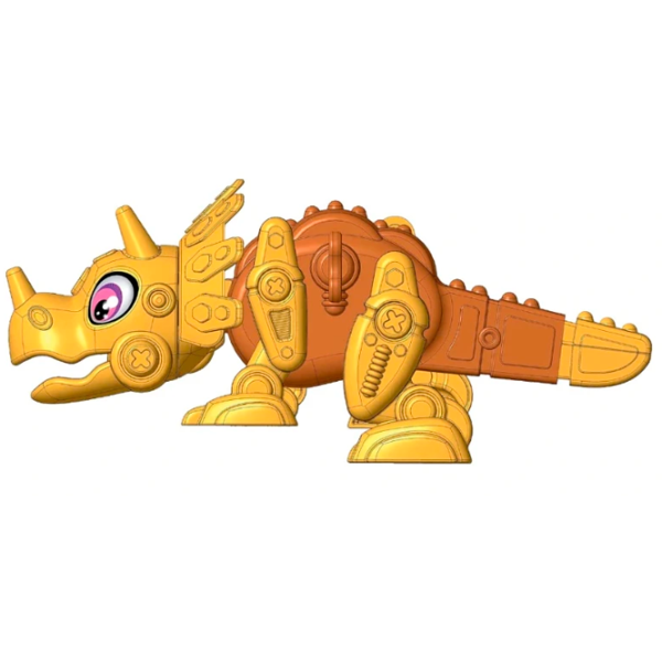 Constructor Clementoni Dino Bot Triceratops Clasic/ Orange photo 3