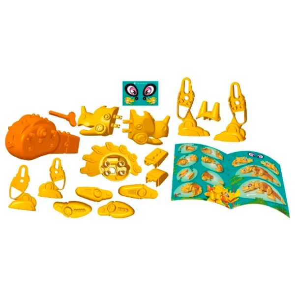 Constructor Clementoni Dino Bot Triceratops Clasic/ Orange photo 5