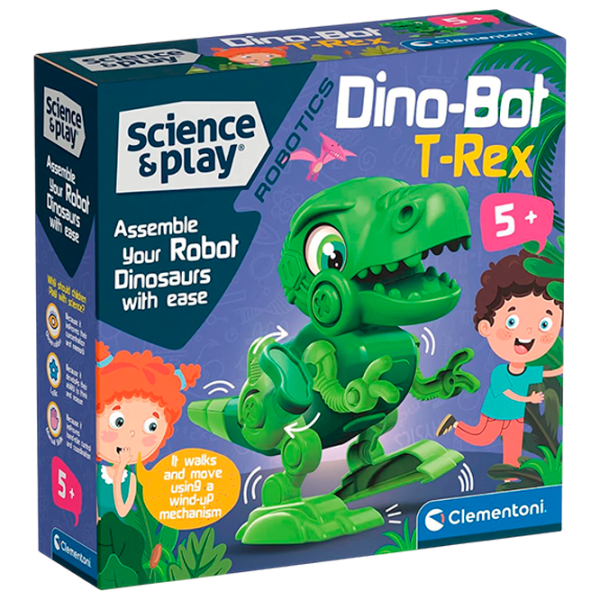Constructor Clementoni Dino Bot T-rex Clasic/ Orange photo 1