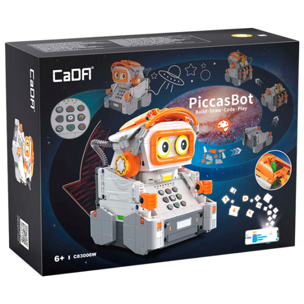 Constructor cu telecomandă CaDa Painting Robot Robot/ Gray photo 1