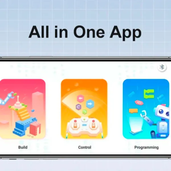 Constructor cu telecomandă CaDa Painting Robot Robot/ Gray photo 4