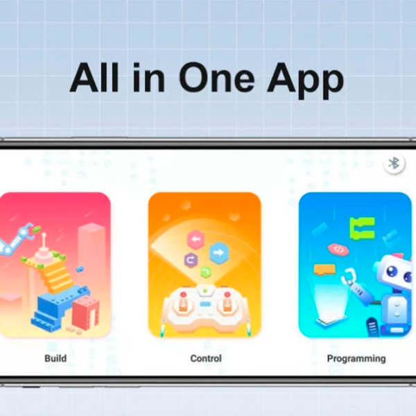 Constructor cu telecomandă CaDa Painting Robot Robot/ Gray photo 4