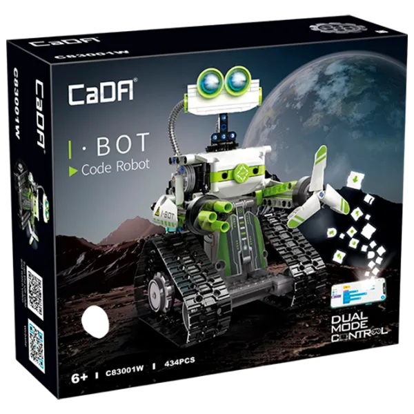 Constructor cu telecomandă CaDa I. BOT Robot/ Green photo 1