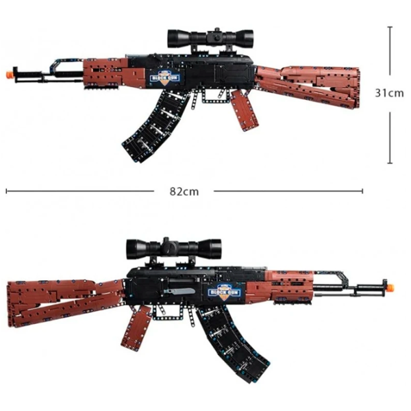 Конструктор CaDa AK47 Assault Rifle Классический/ Черный photo 6