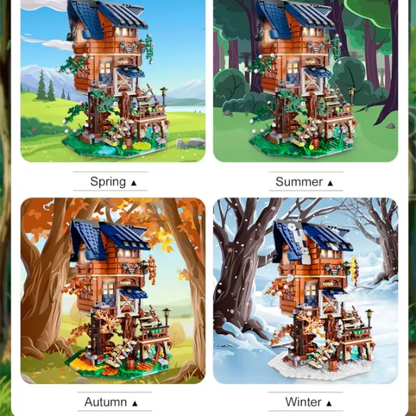 Constructor CaDa The Four Seasons Tree House Clasic/ Brown photo 4