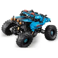 Constructor cu telecomandă CaDa Monster Truck Mașină/ Blue photo 4