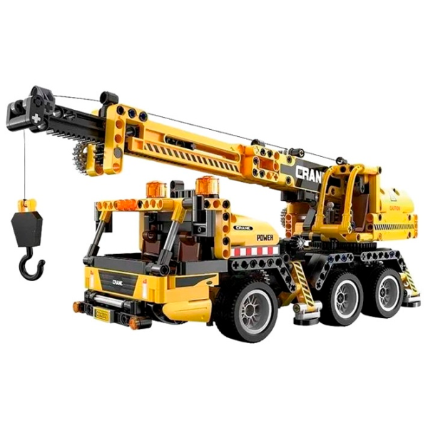 Constructor CaDa Mobile Crane Transport/ Yellow photo 2