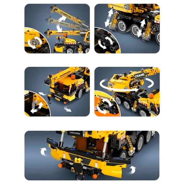 Constructor CaDa Mobile Crane Transport/ Yellow photo 4