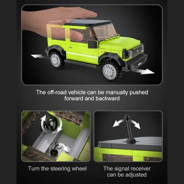 Конструктор CaDa Suzuki Jimmy Автомобиль/ Зеленый photo 5