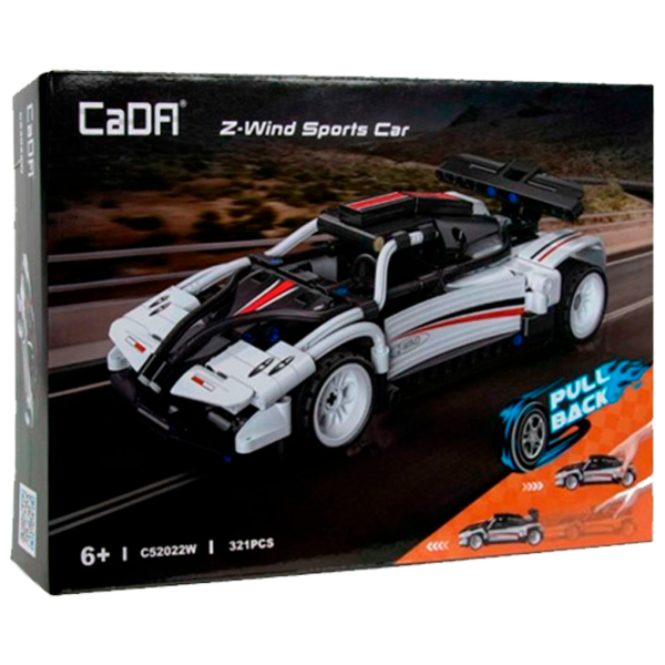 Constructor CaDa Z-Wind Sport Car Mașină/ White photo 1