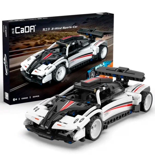 Constructor CaDa Z-Wind Sport Car Mașină/ White photo 4
