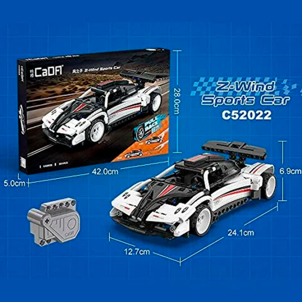 Constructor CaDa Z-Wind Sport Car Mașină/ White photo 5