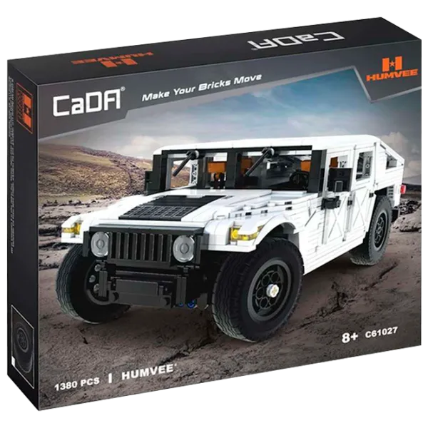 Constructor CaDa Hummer Humvee Mașină/ White photo 1