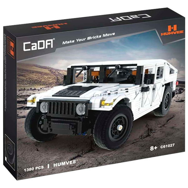 Constructor CaDa Hummer Humvee Mașină/ White photo 1