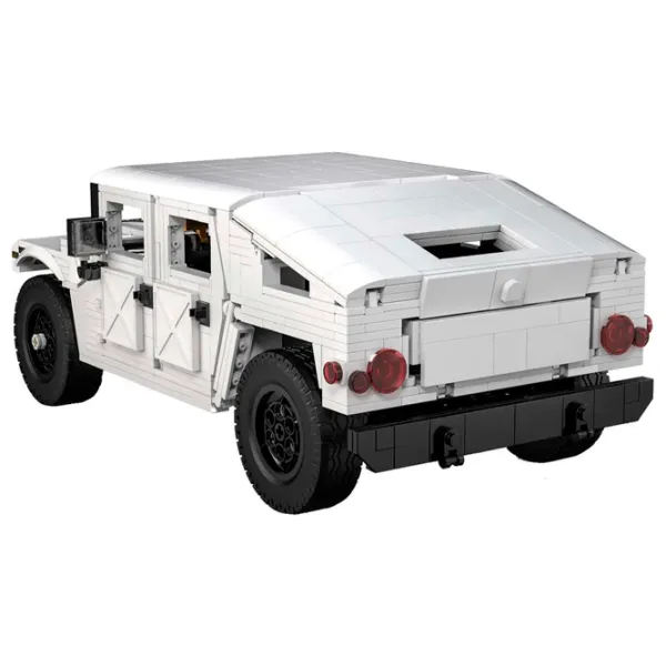Constructor CaDa Hummer Humvee Mașină/ White photo 3