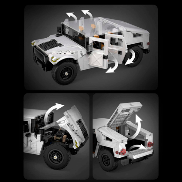 Constructor CaDa Hummer Humvee Mașină/ White photo 6