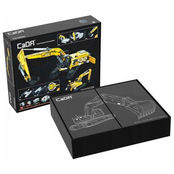 Constructor CaDa Fully Functional Excavator Transport/ Yellow photo 3