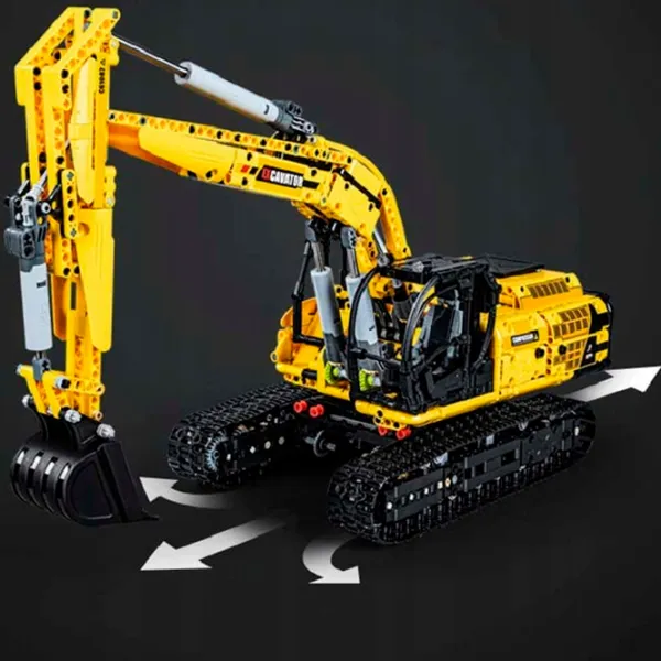 Constructor CaDa Fully Functional Excavator Transport/ Yellow photo 5
